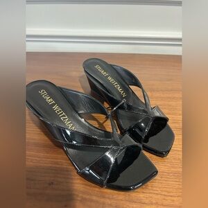 Stuart Weitzman Miami Wedge Slide Women's Sandals Size 8B
